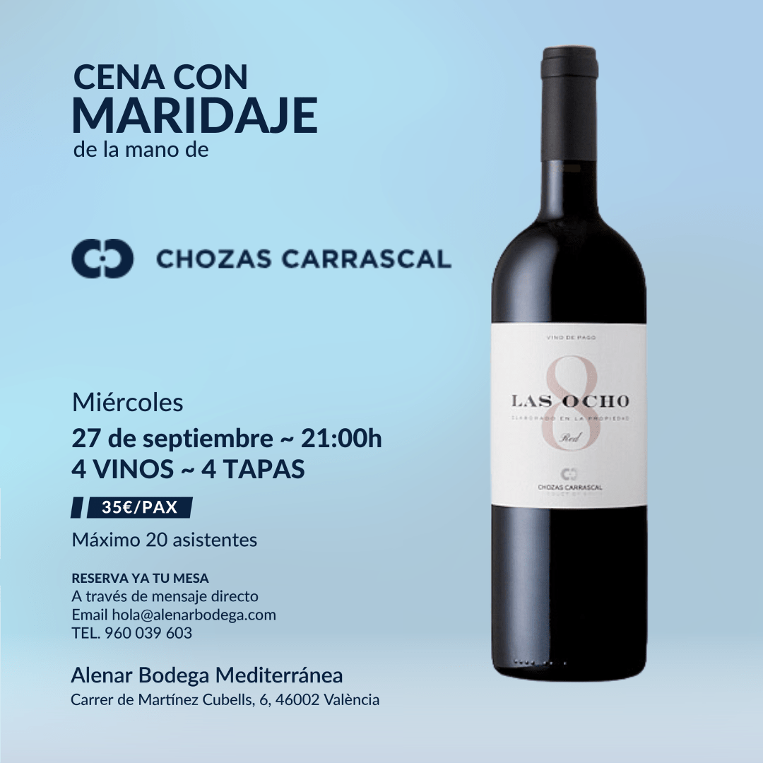 Cena Maridaje de septiembre