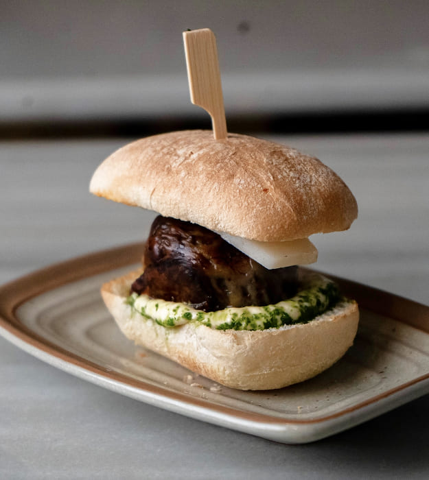 Mini-hamburguesa de figatell